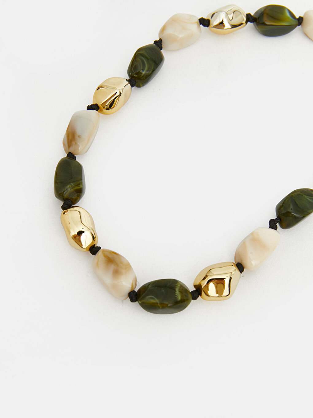 Sarı Taşlı Kadın Kolye-2