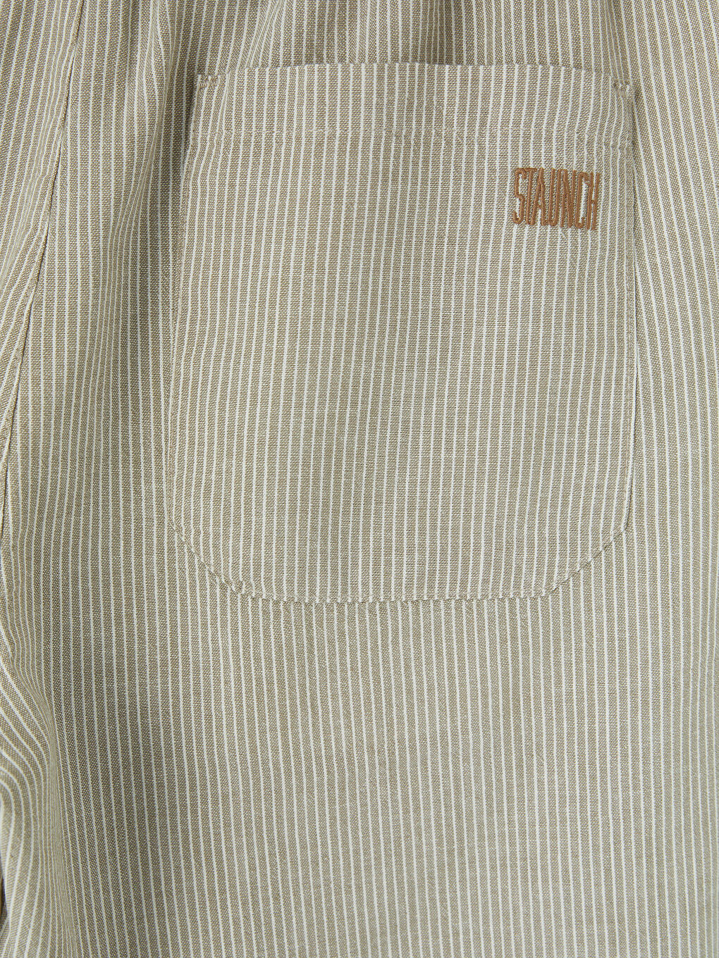 Bej Rahat Kalıp Keten Görünümlü Erkek Şort-3