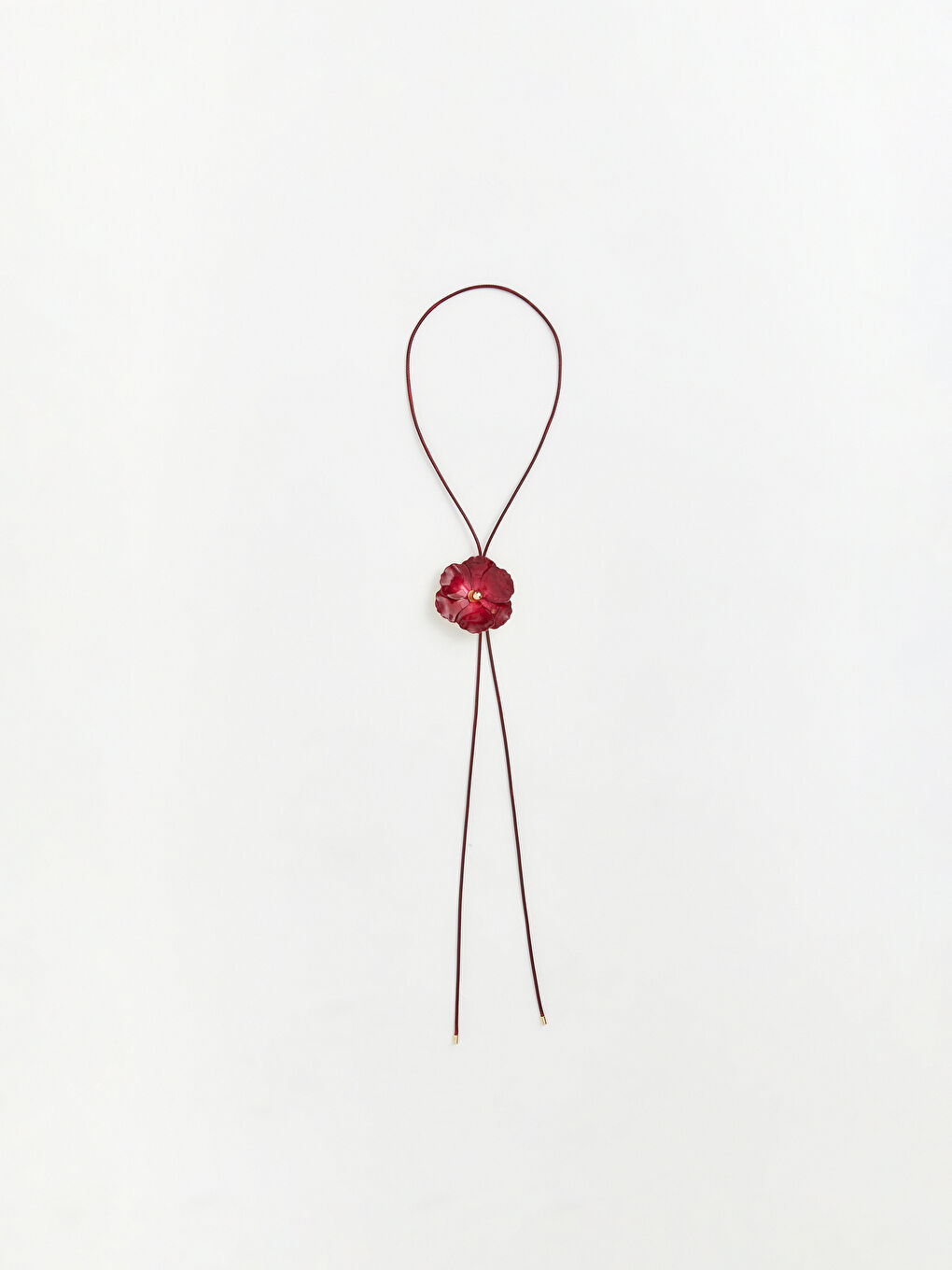 Sarı Çiçek Figürlü Kadın Kolye