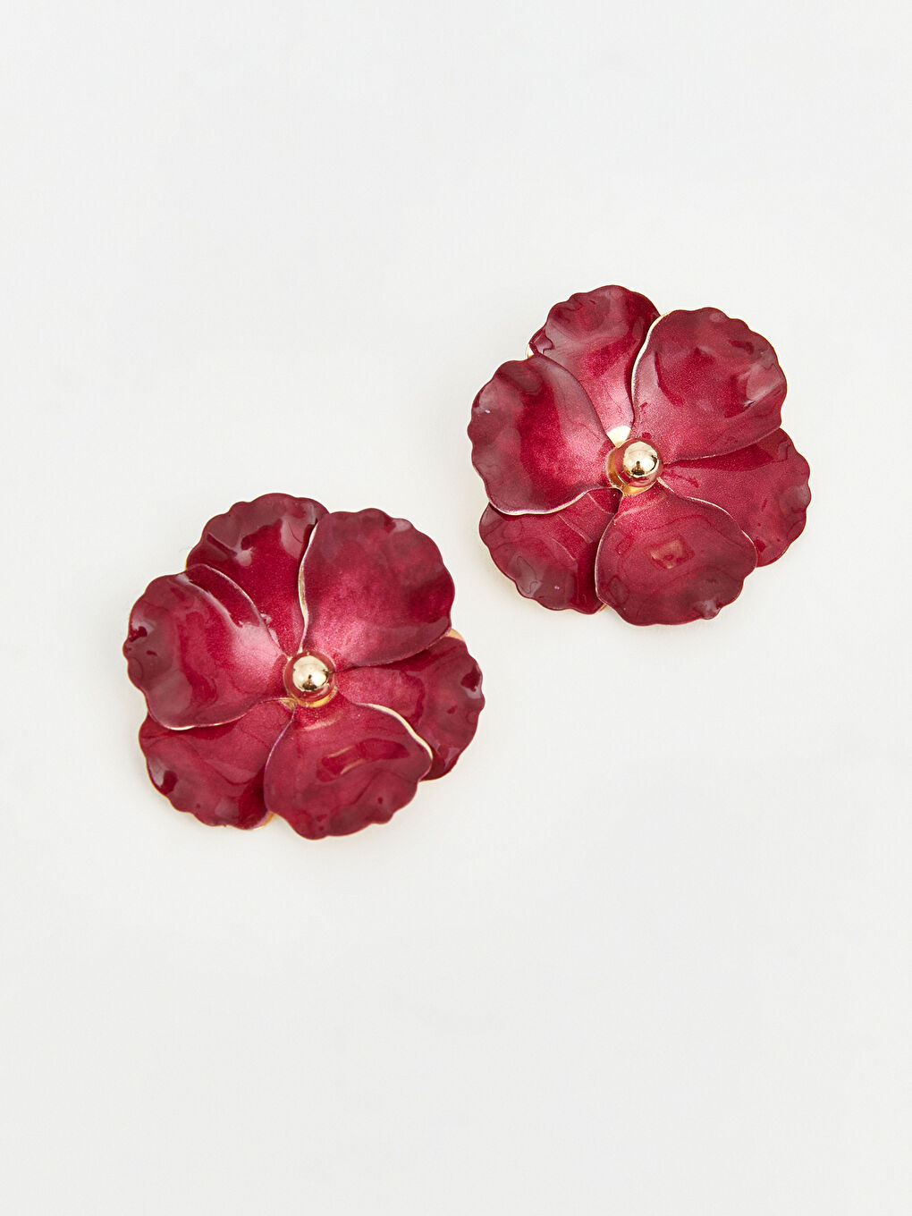 Karışık Çiçek Figürlü Kadın Küpe