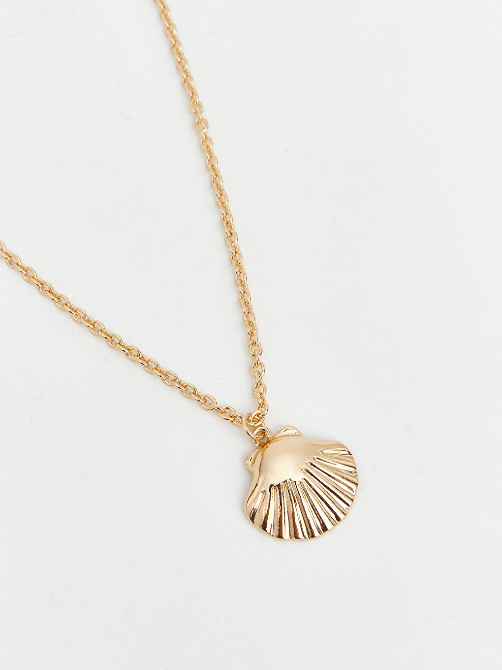 Sarı Yıldız Desenli Kadın Zincir Kolye Seti 2'li-2