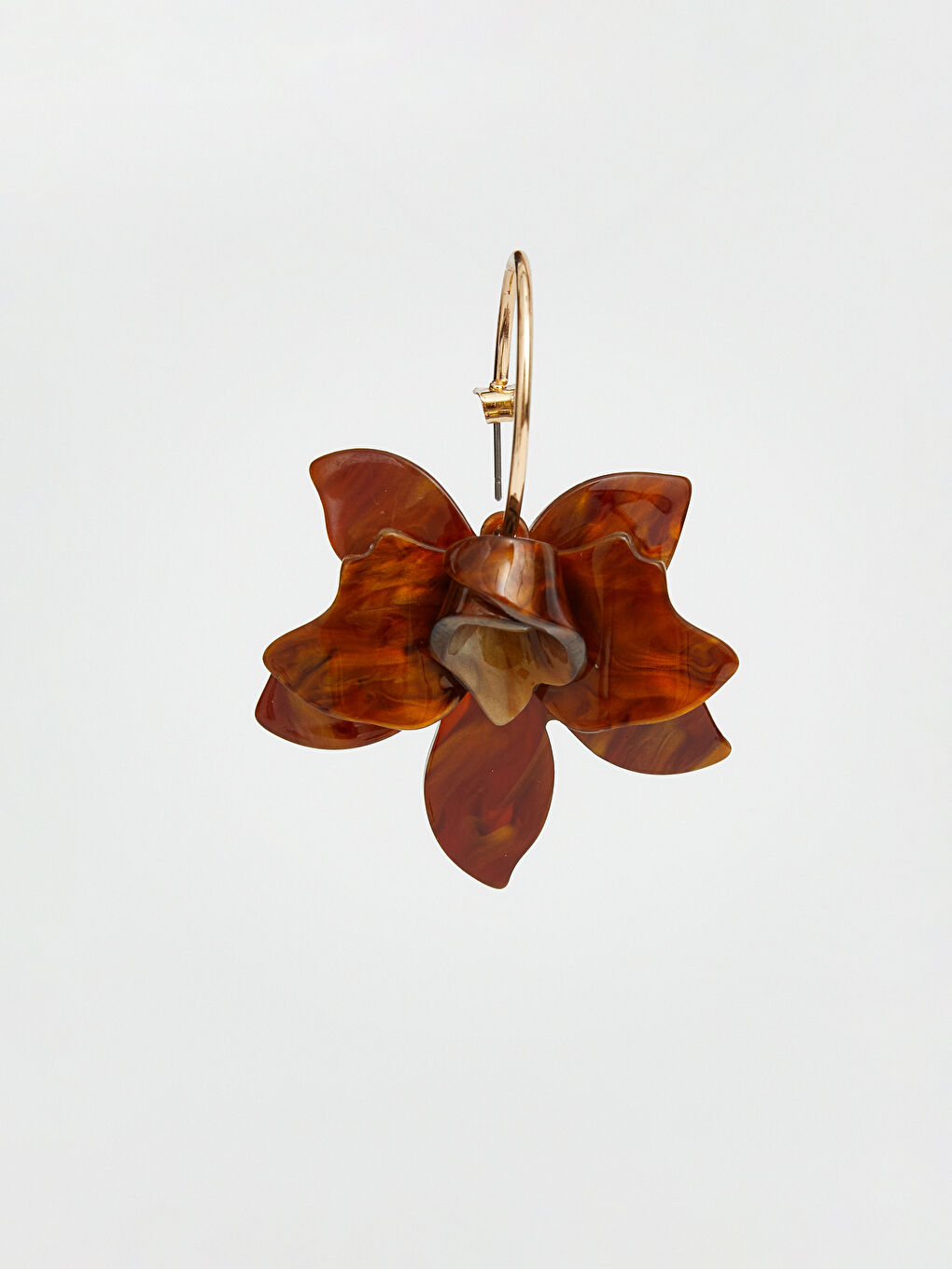 Karışık Çiçek Figürlü Kadın Küpe	