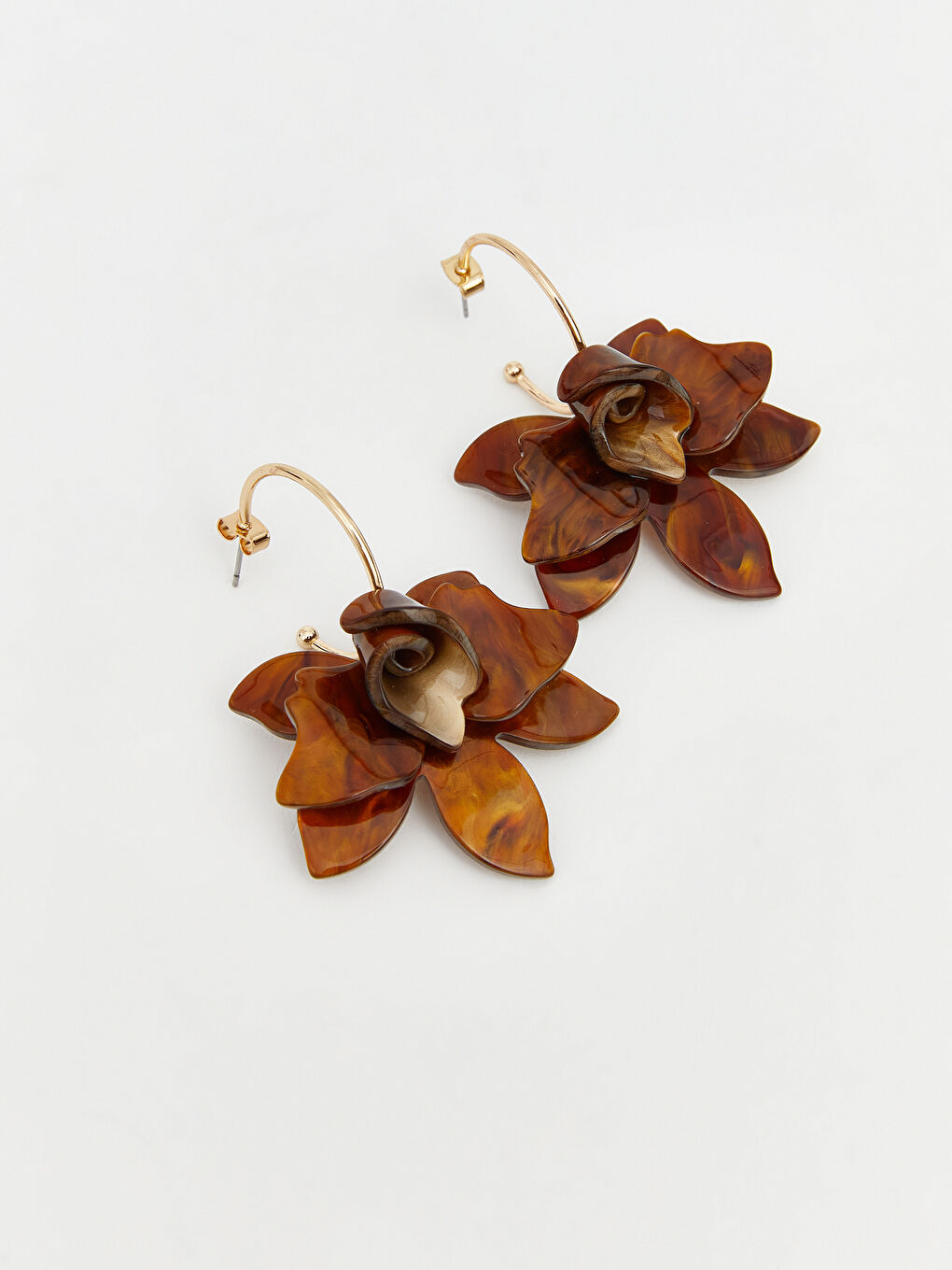 Karışık Çiçek Figürlü Kadın Küpe	-1