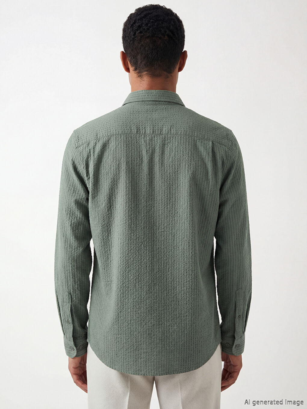 قميص سادة بقماش دوبي-3