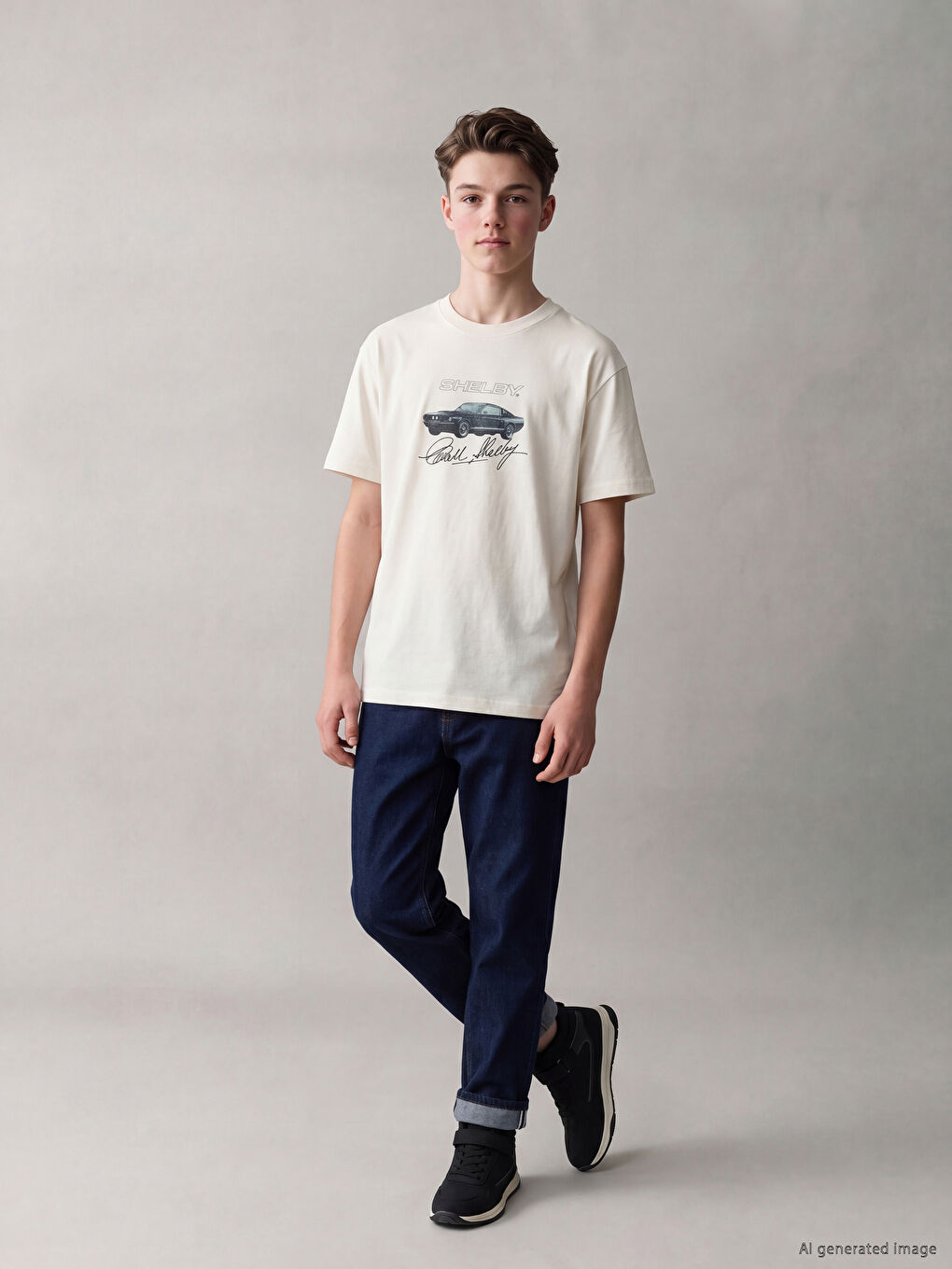 Crew Neck Shelby Licensed Boys' T-Shirt-1