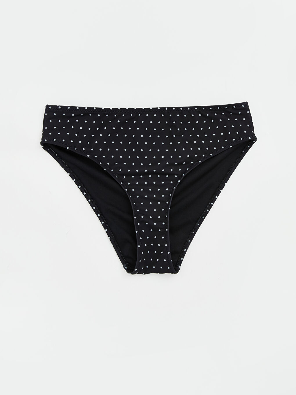 Siyah Puantiyeli Kadın Bkini Altı