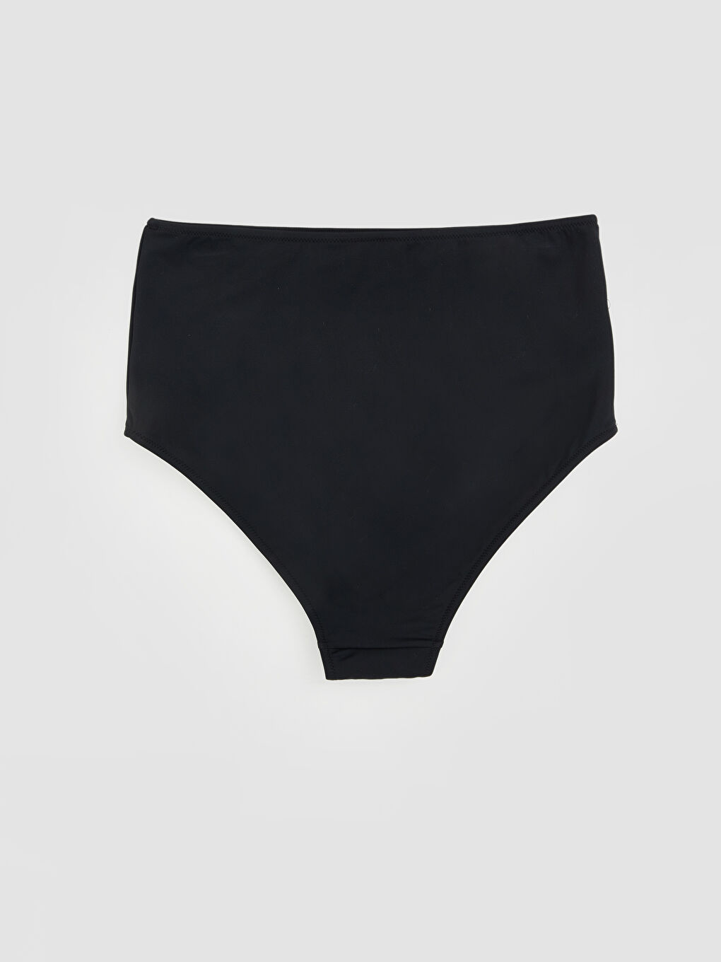 Siyah Yüksek Bel Kadın Bikini Alt-1