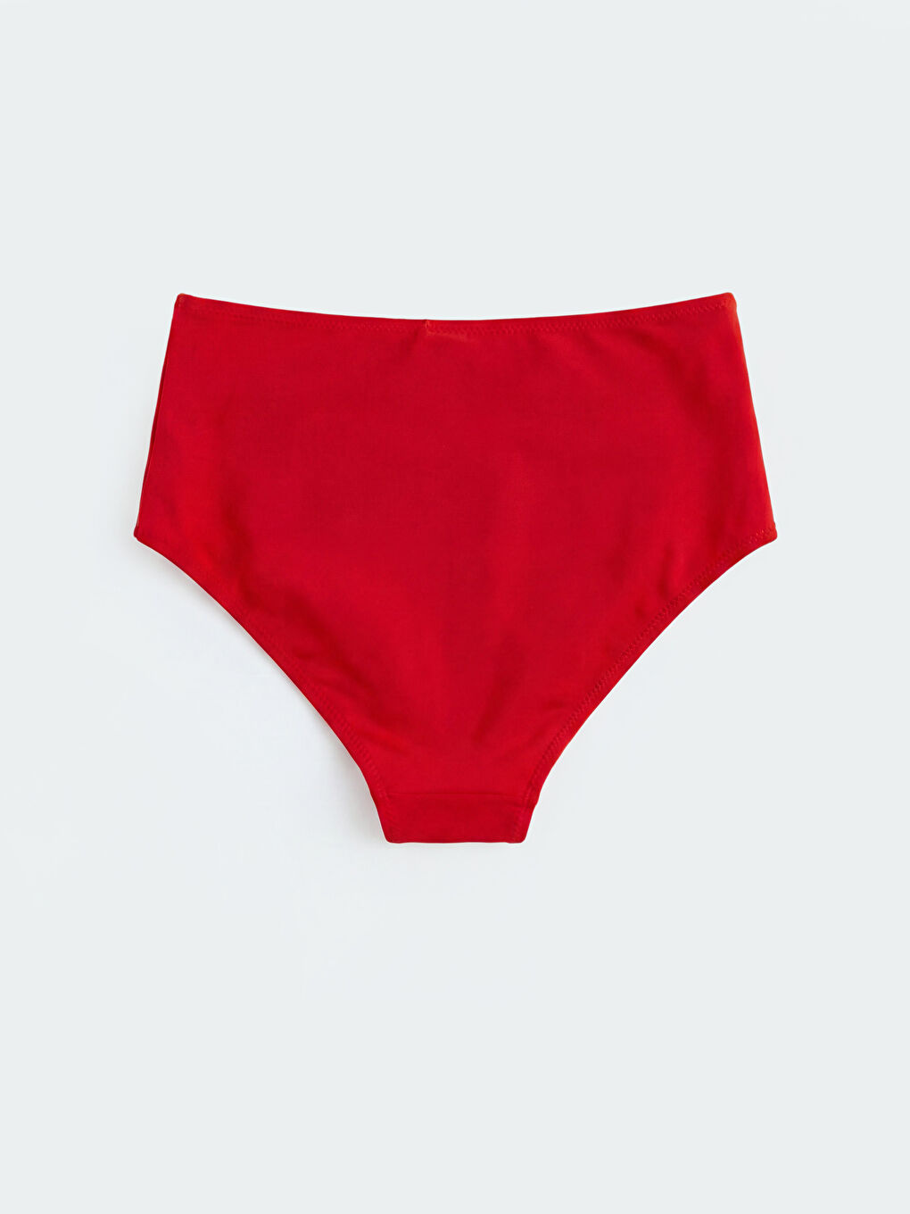 Kahverengi Yüksek Bel Kadın Bikini Alt-1