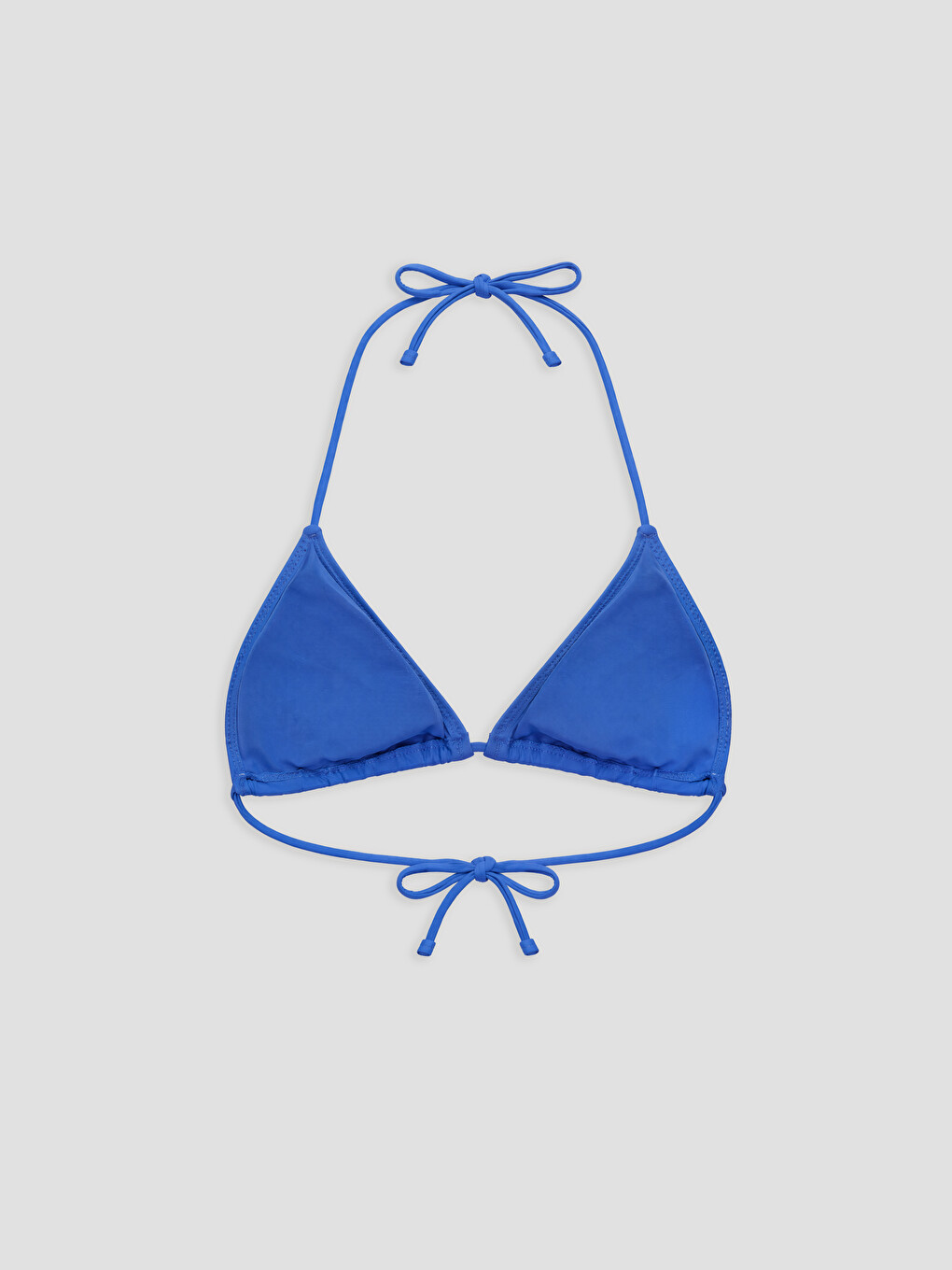 Mavi Kadın İpli Çıkarılabilir Pedli Bikini Üst-1