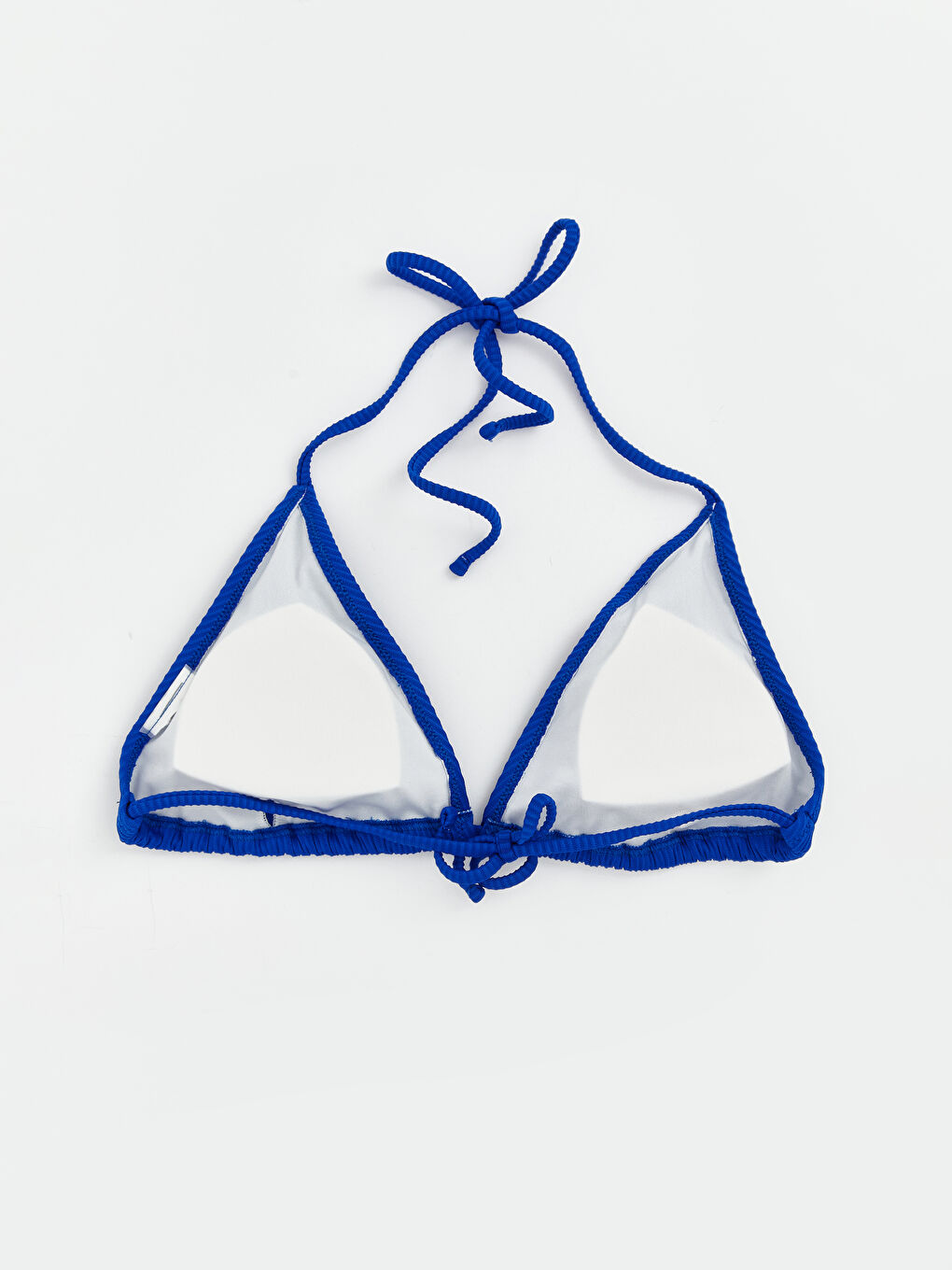 Mavi Boyundan Bağlamalı Kadın Bikini Üstü-1