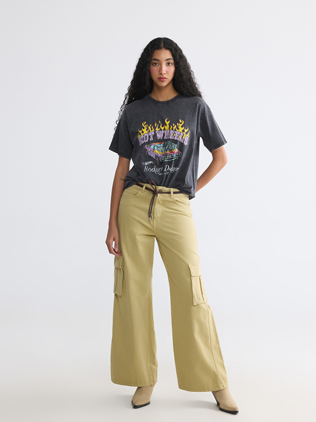 Hot Wheels Printed 100% Cotton Women's T-shirt-1