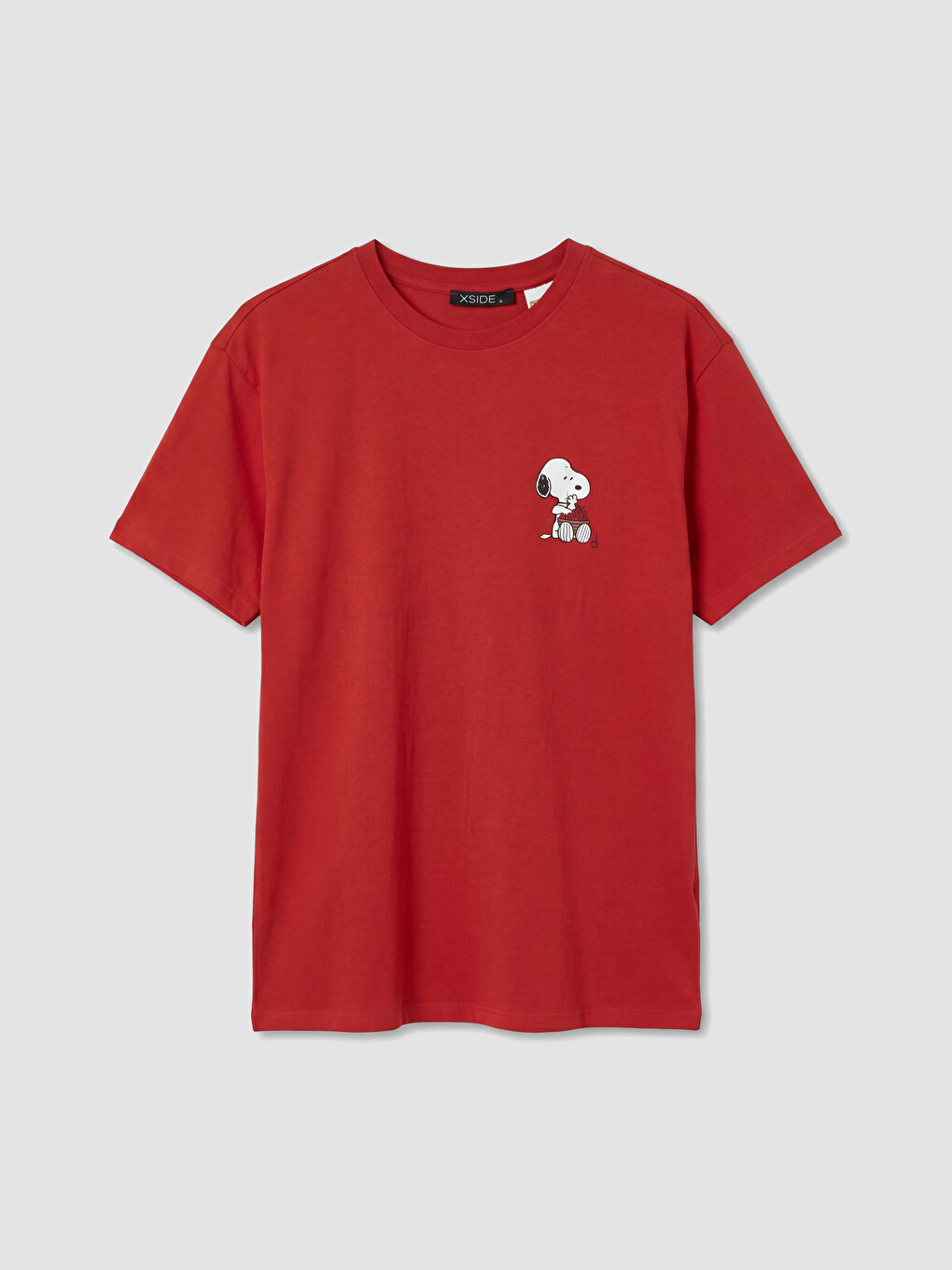 Crew Neck Snoopy Printed Women's T-Shirt-4