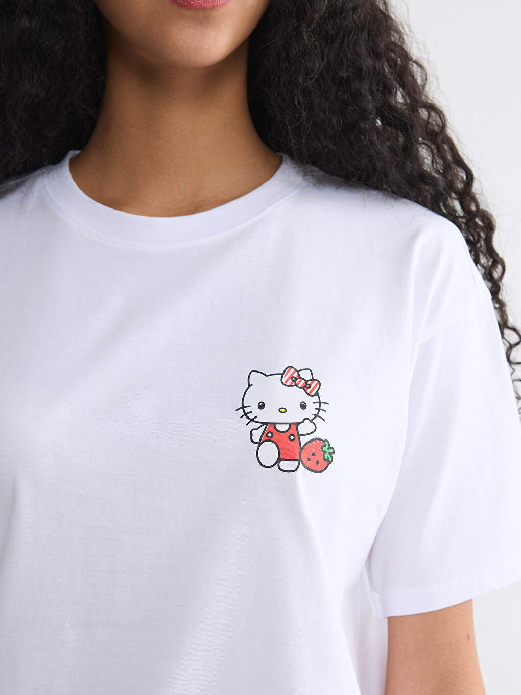 Женская футболка с принтом Hello Kitty-2