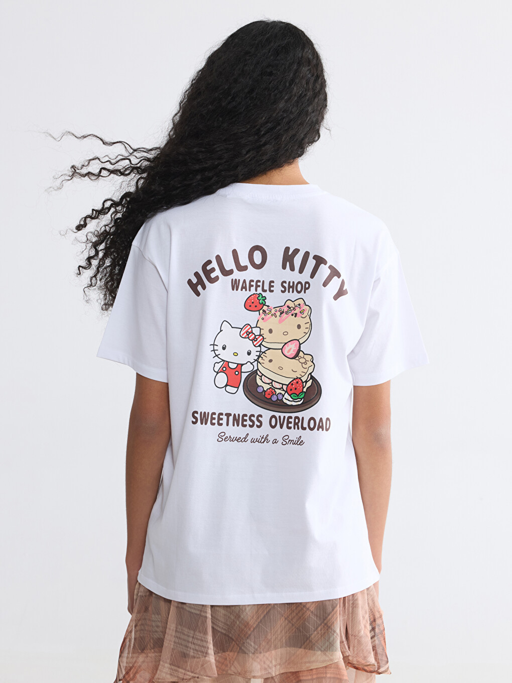 Женская футболка с принтом Hello Kitty-3