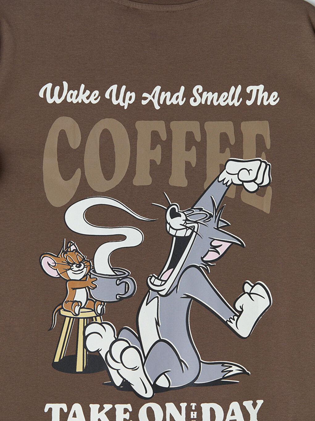 Tricou imprimat Tom & Jerry pentru femei-6