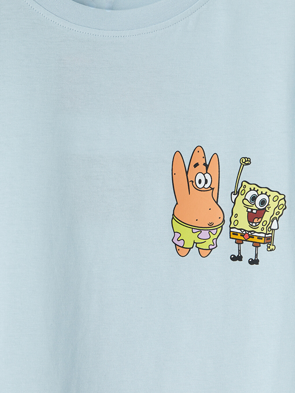 T-shirt Pambuku 100% E Stampuar Spongebob Për Gra-6