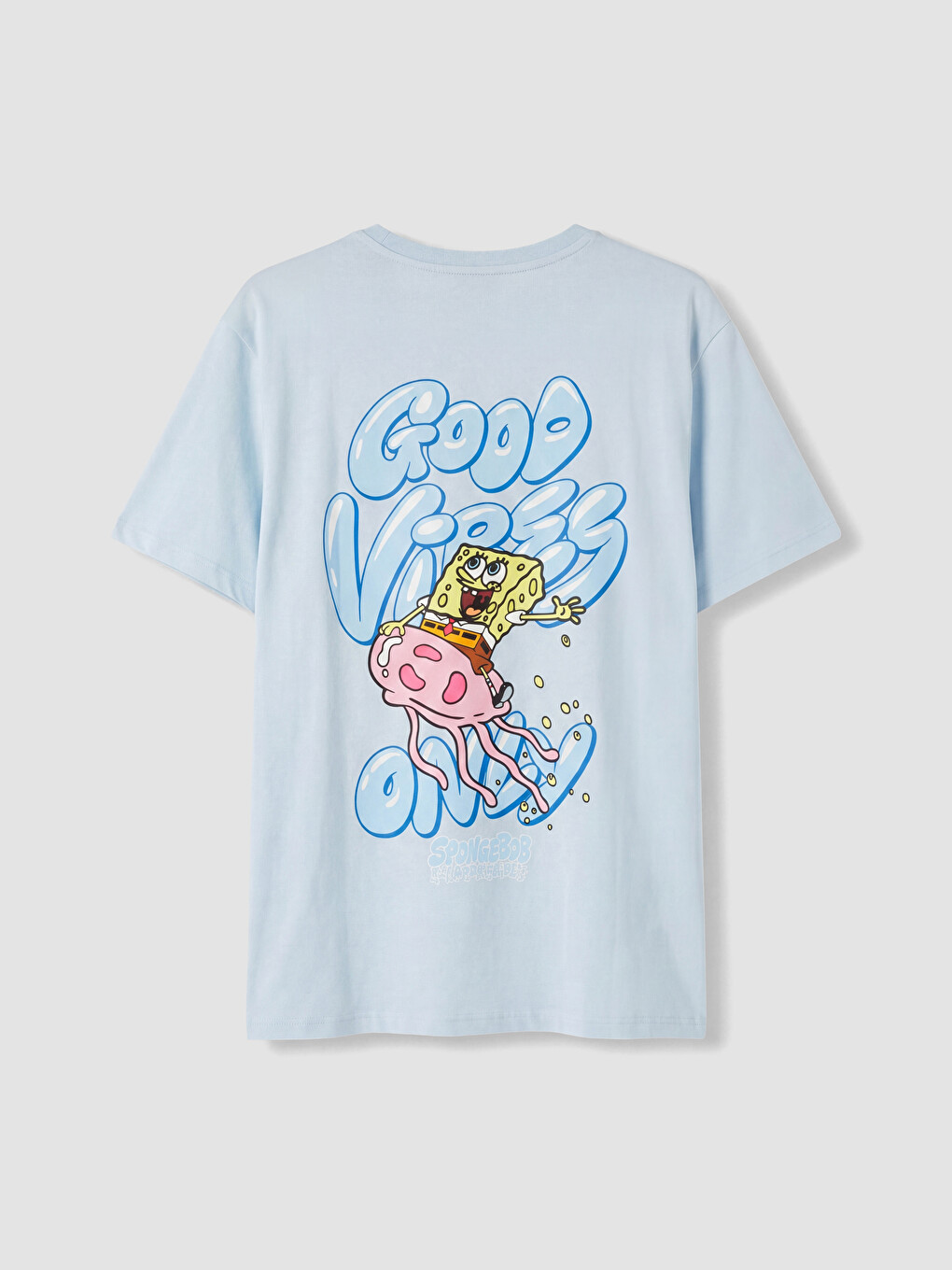 T-shirt Pambuku 100% E Stampuar Spongebob Për Gra-7