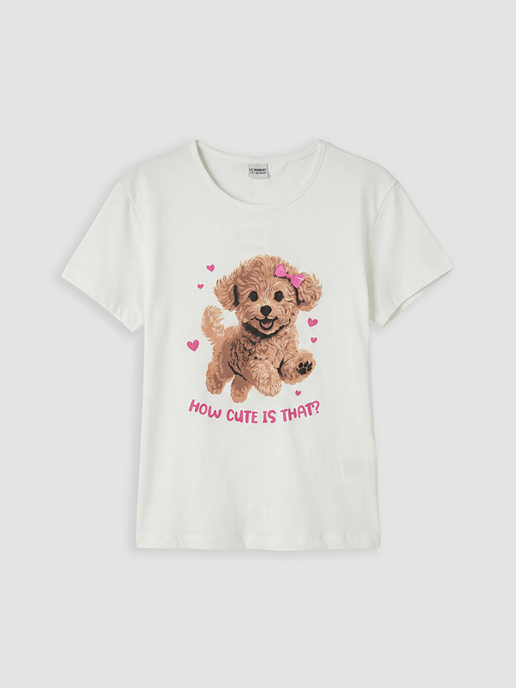 Girl White T-Shirt