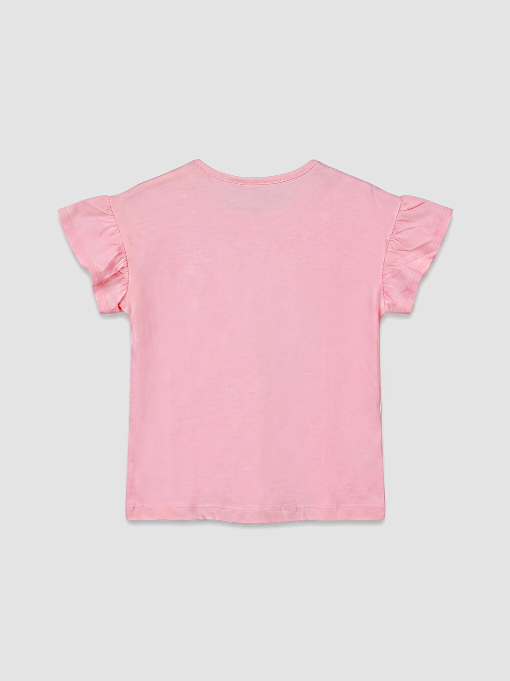 T-shirt à volants imprimé Barbie pour filles-1