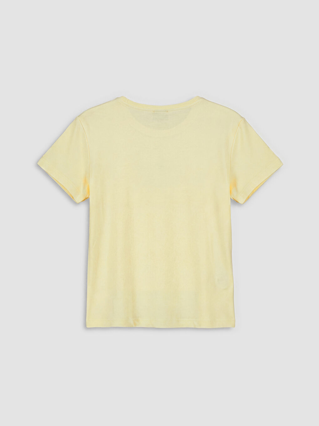 Crew Neck Printed Girls' T-Shirt-1