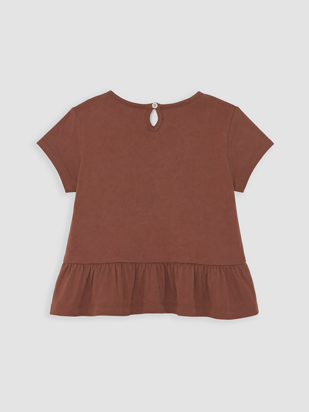 Bow Detailed Girls' T-Shirt 2 Pack-3