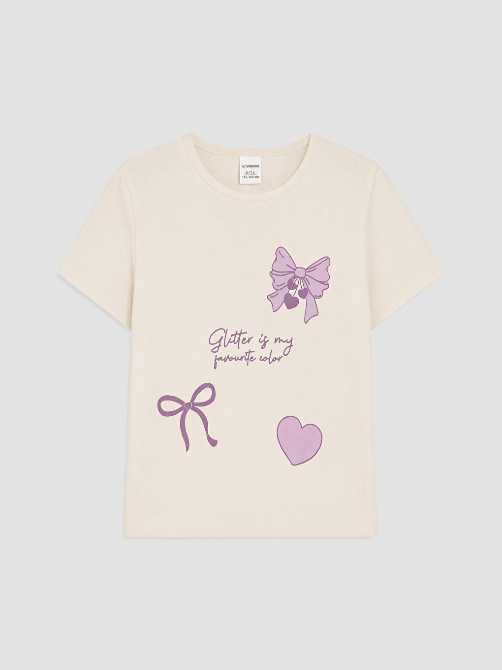 Printed Girls' T-Shirt 2 Pack-1