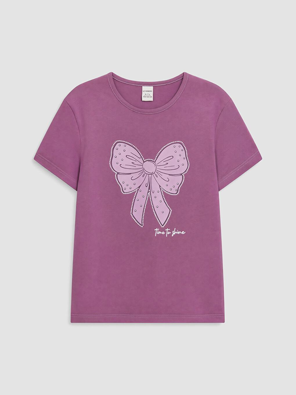 Printed Girls' T-Shirt 2 Pack-4