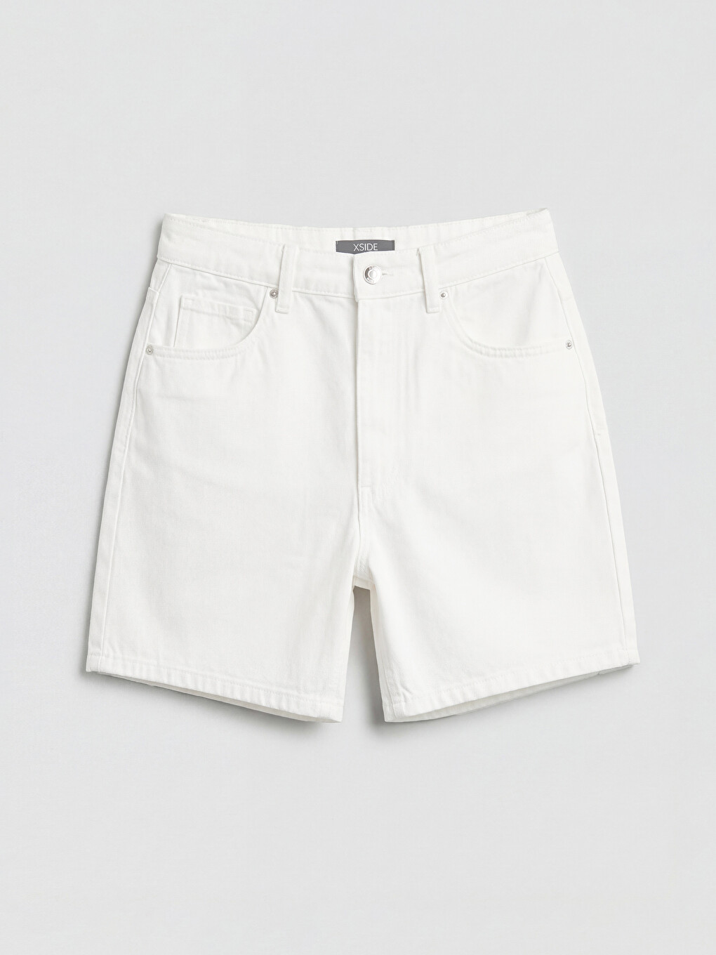 Regular Fit Women's Jean Shorts-4