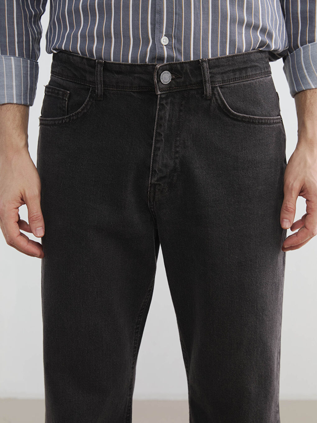 Kahverengi 700 Straight Fit Erkek Jean Pantolon-2