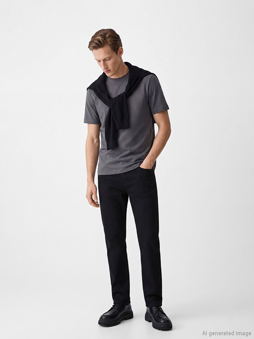 Siyah 779 Regular Fit Erkek Jean Pantolon