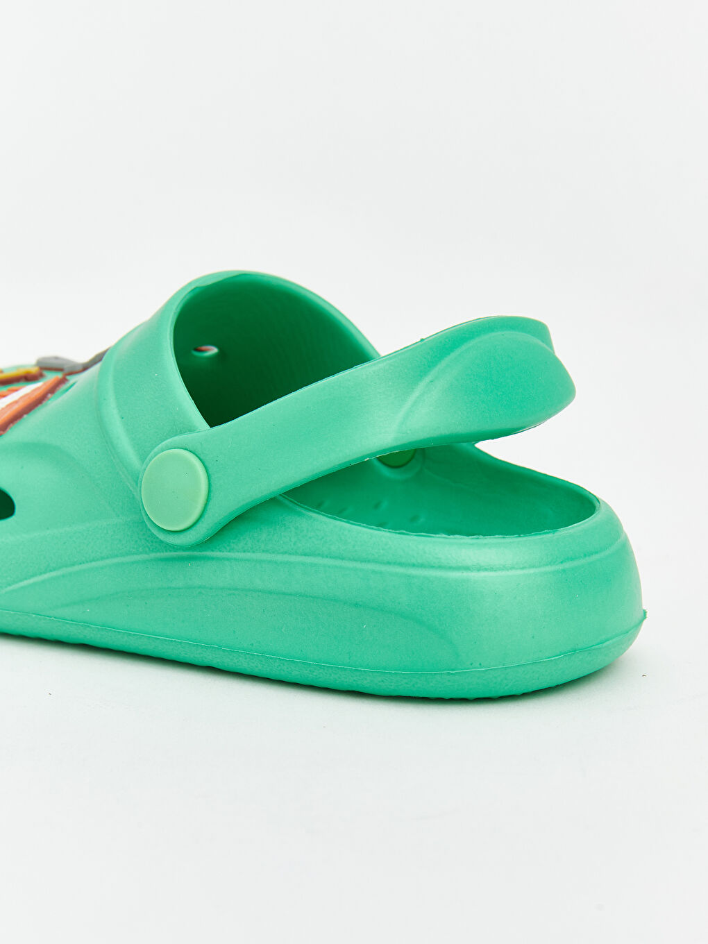 Yeşil Minecraft Baskılı Erkek Çocuk Plaj Sandaleti-4