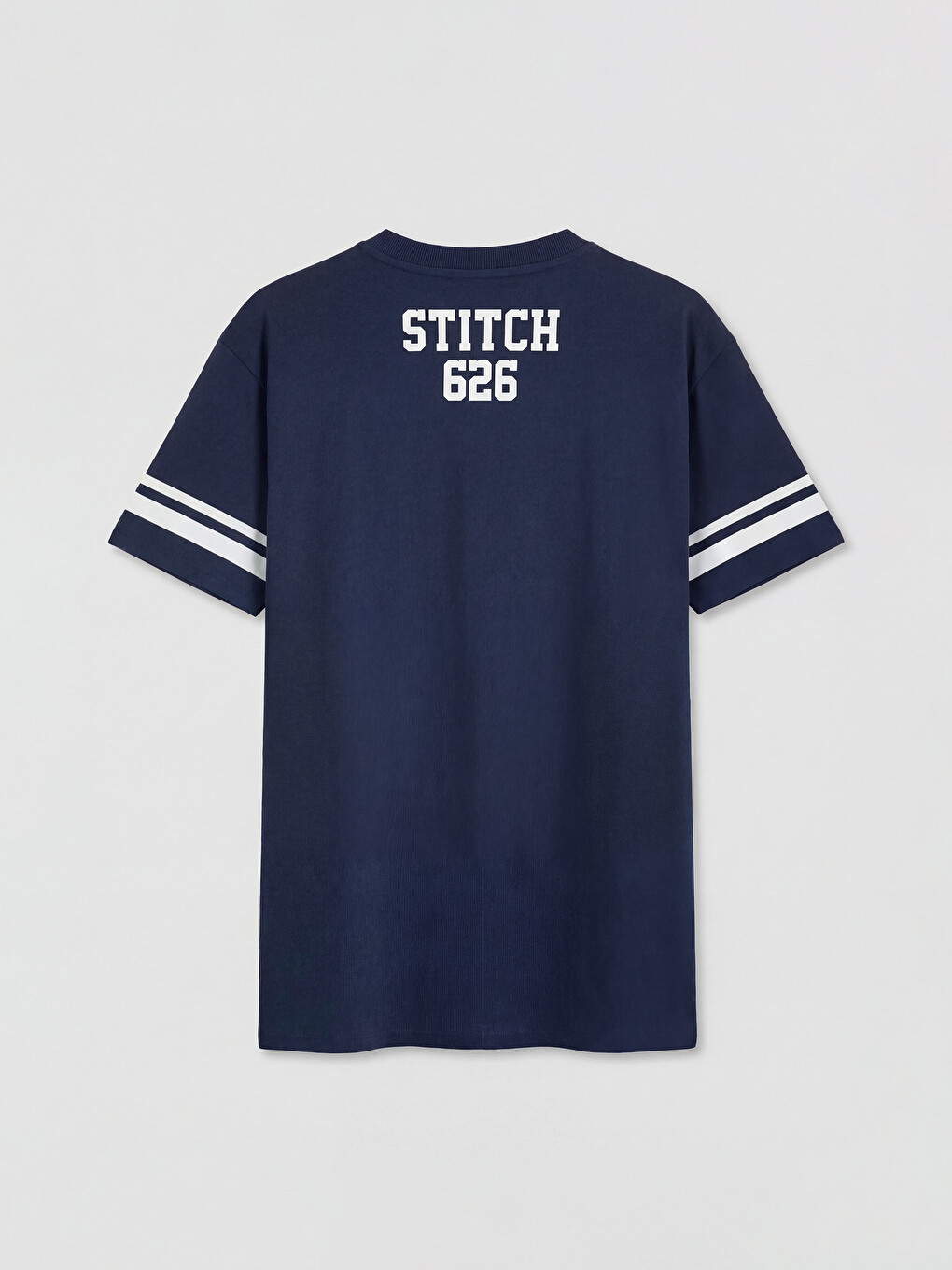 Stitch Printed Oversize Women's T-Shirt-5