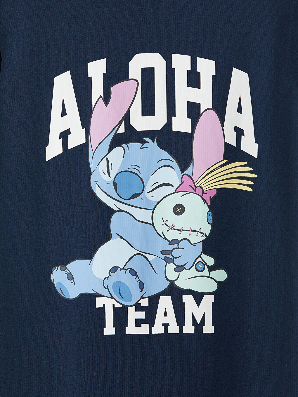 Stitch Printed Oversize Women's T-Shirt-6