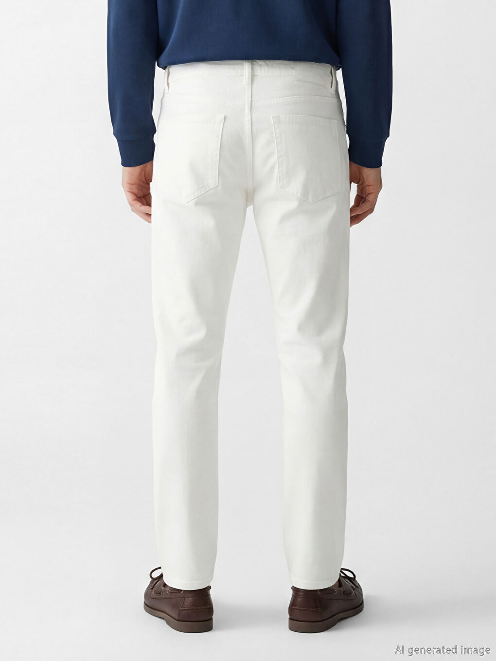 Beyaz 779 Regular Fit Erkek Jean Pantolon-3