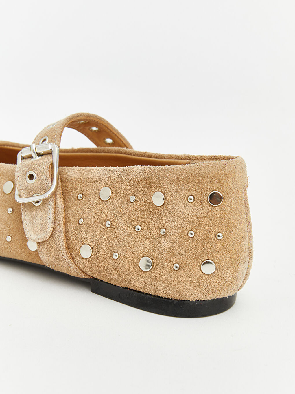 Bej Süet Kadın Babet-4