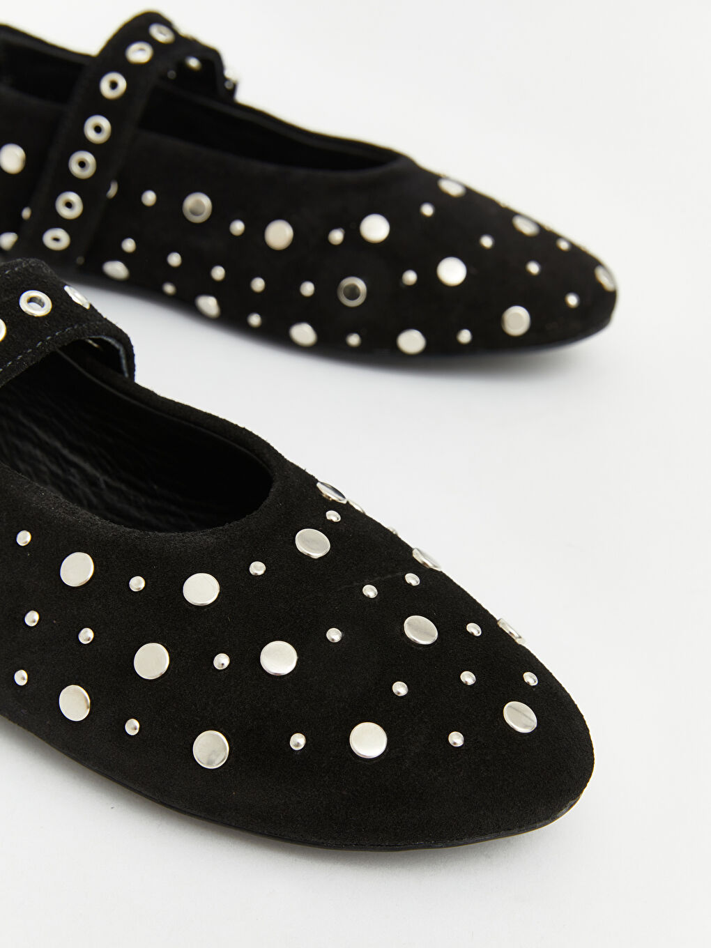 Siyah Süet Kadın Babet-2