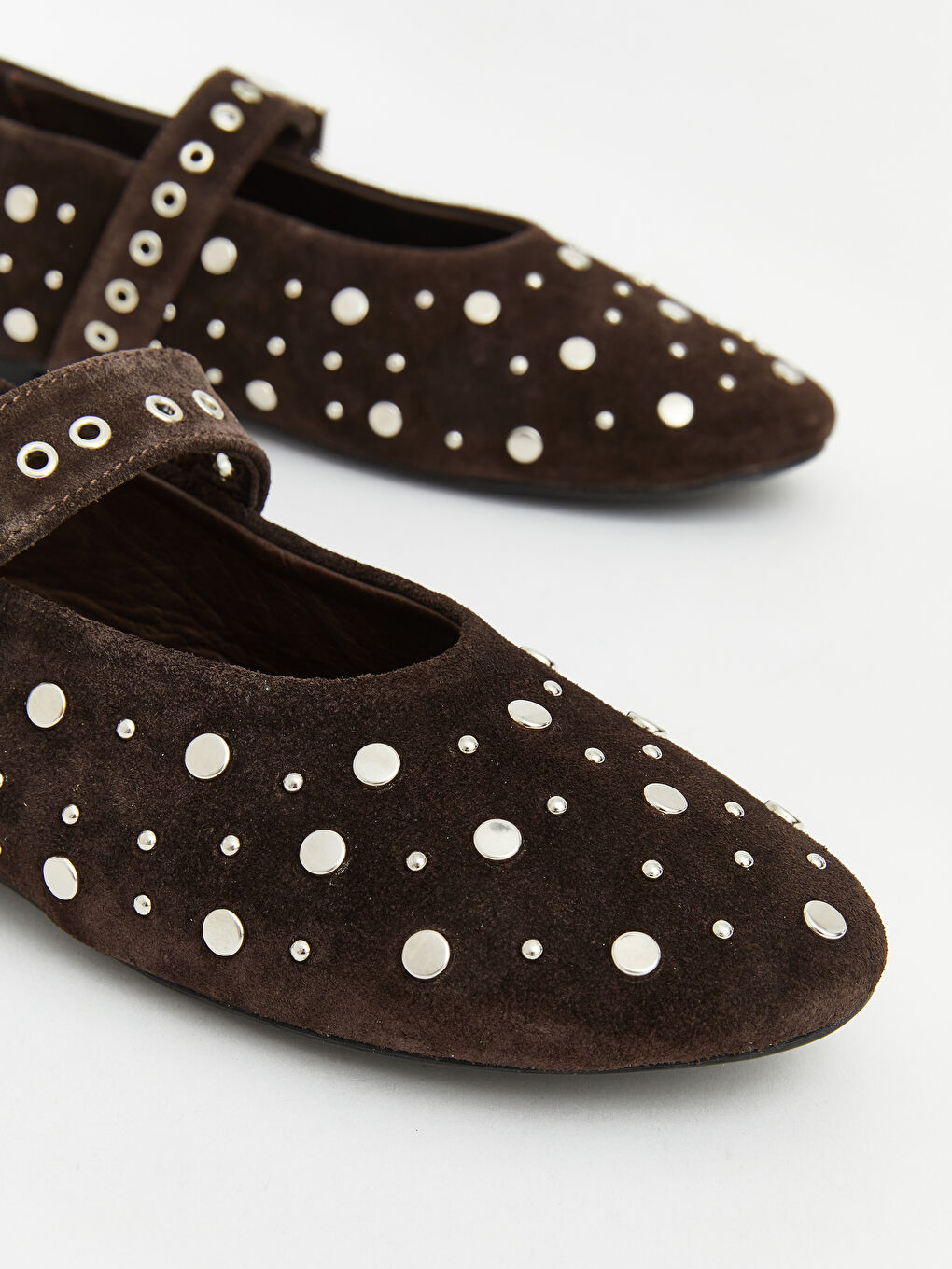 Kahverengi Süet Kadın Babet-2