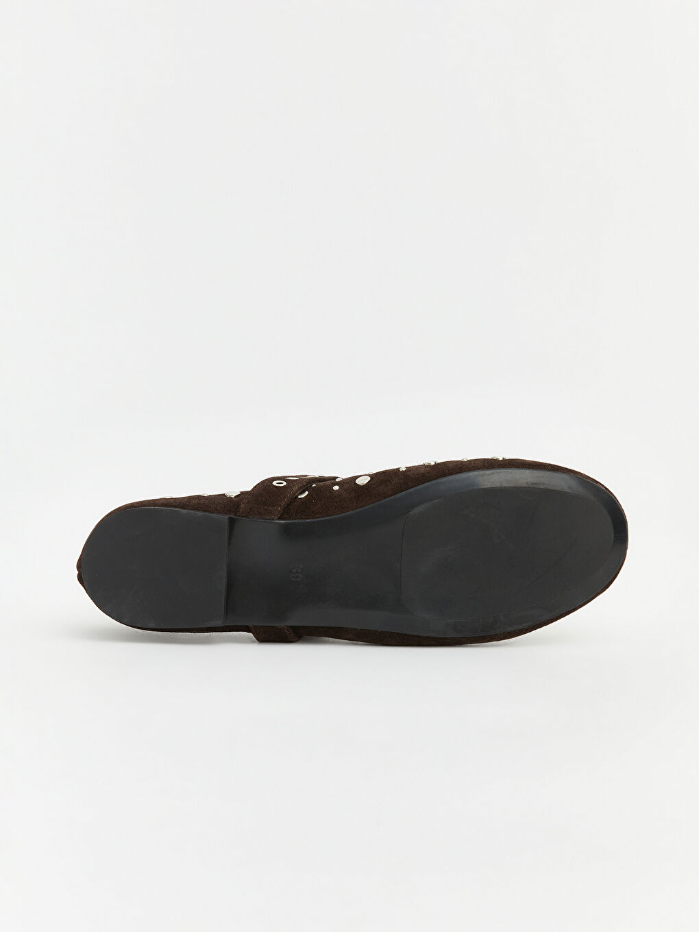 Kahverengi Süet Kadın Babet-3