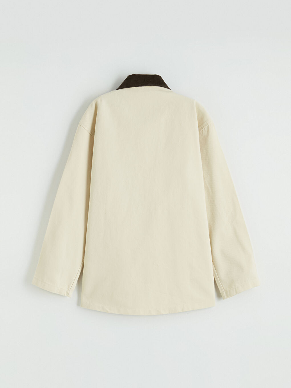 Bej Kadife Yaka Erkek Çocuk Gömlek Ceket-2