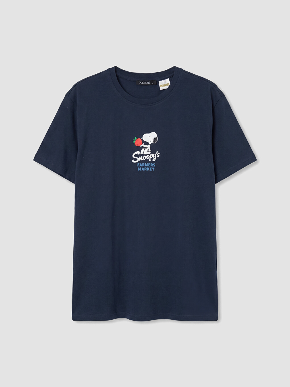 Woman Navy T-shirt-4