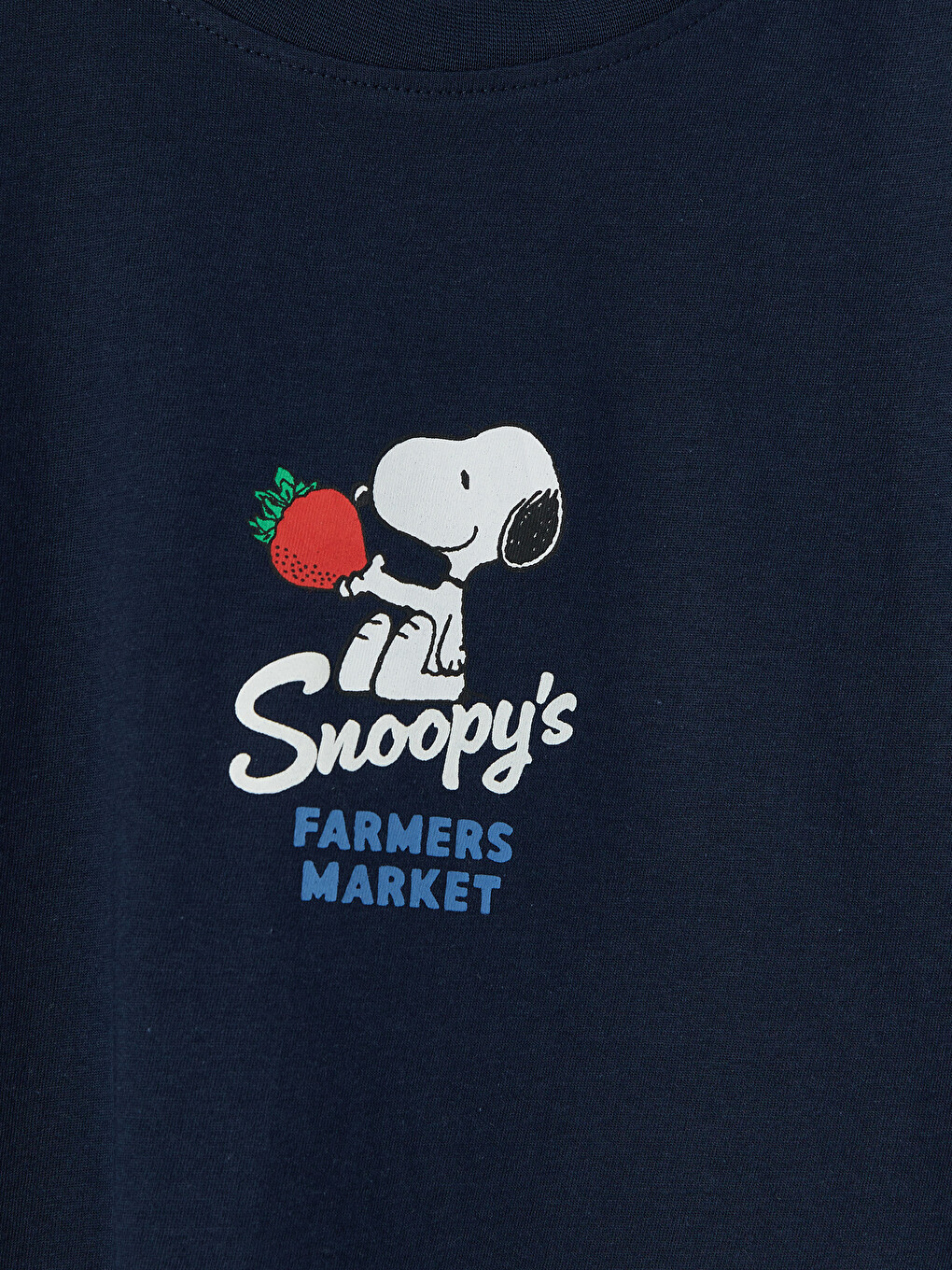 Woman Navy T-shirt-5