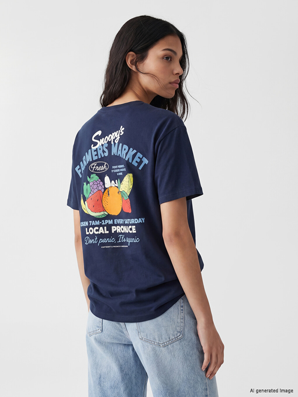 Woman Navy T-shirt