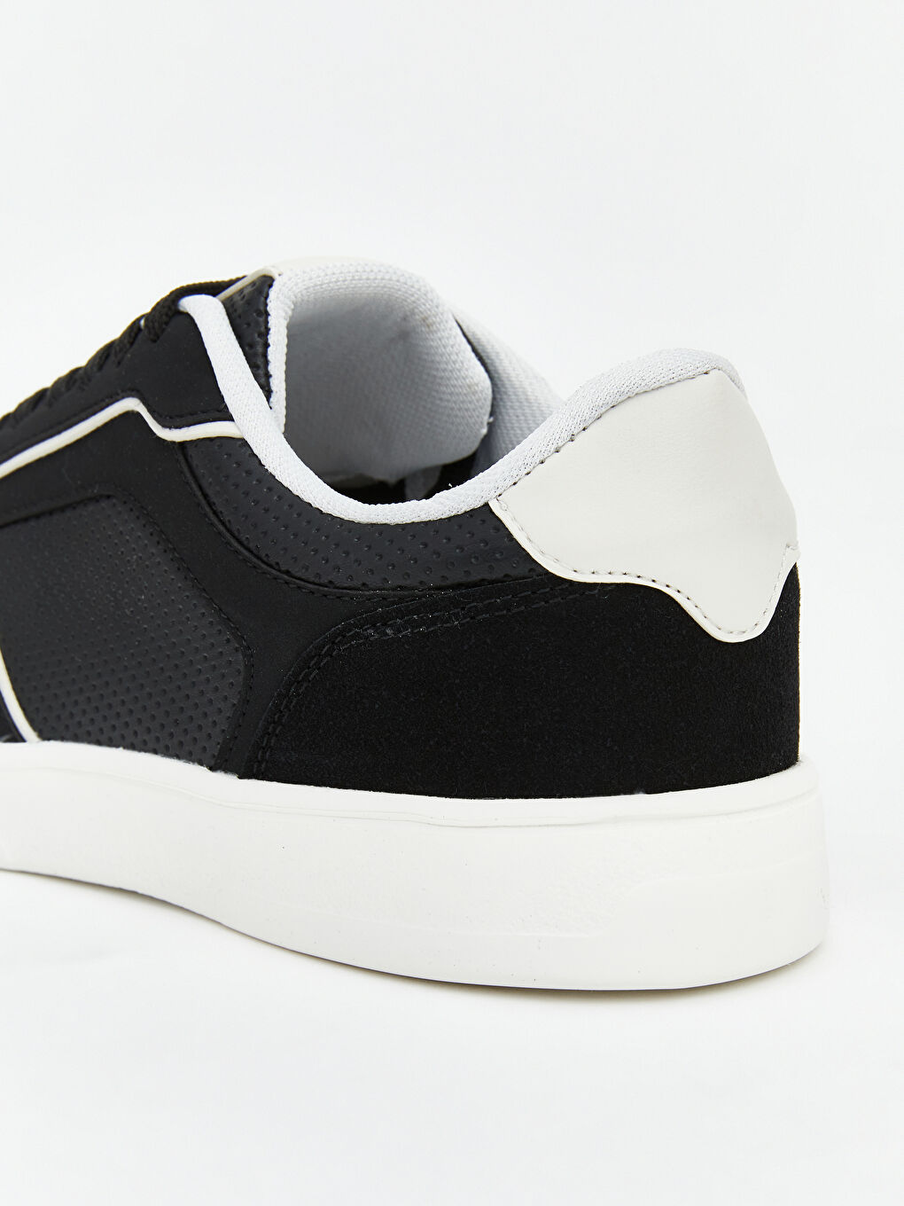 Siyah Bağcıklı Erkek Spor Ayakkabı-4