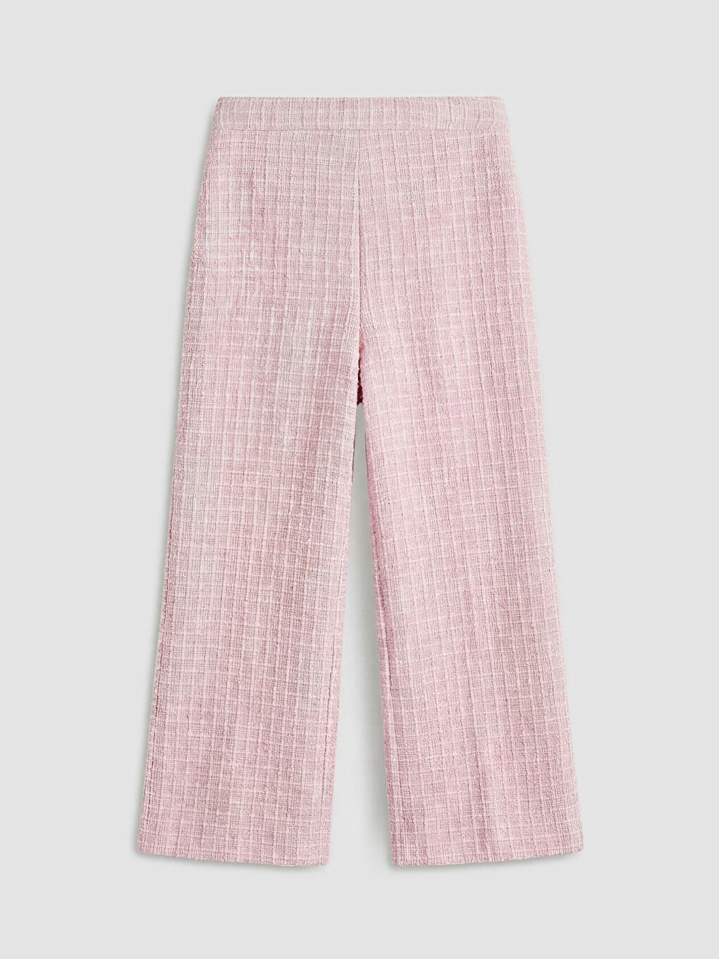 Ekru Bisiklet Yaka Ekose Kız Çocuk Takım-6