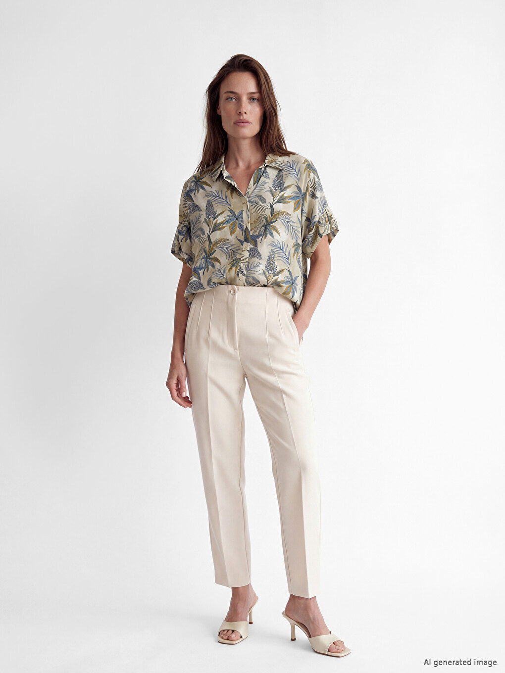 Patterned Women's Shirt-1