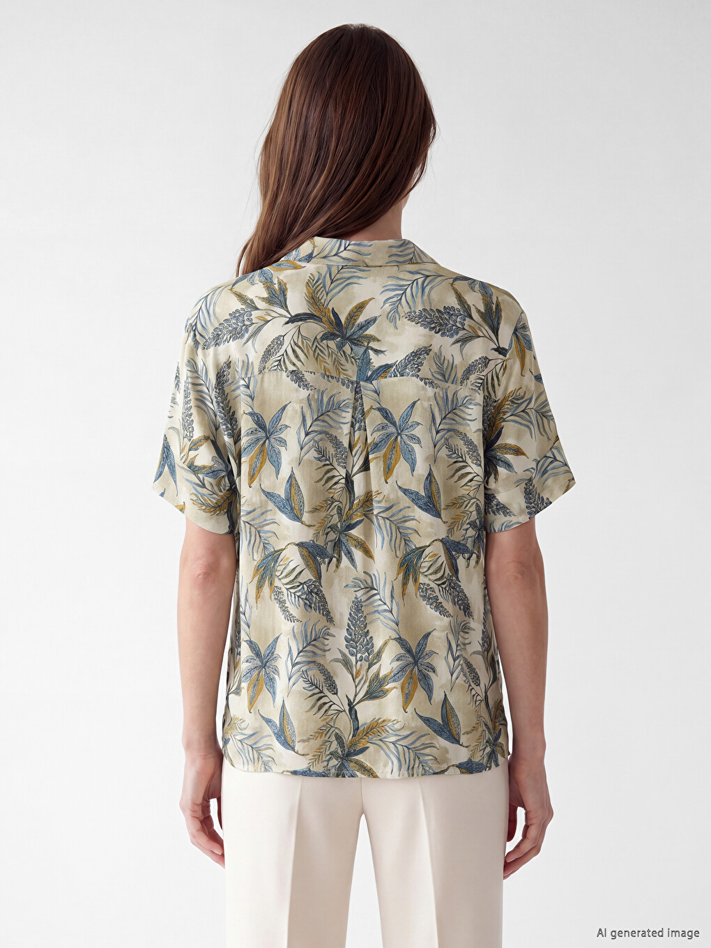 Patterned Women's Shirt-3