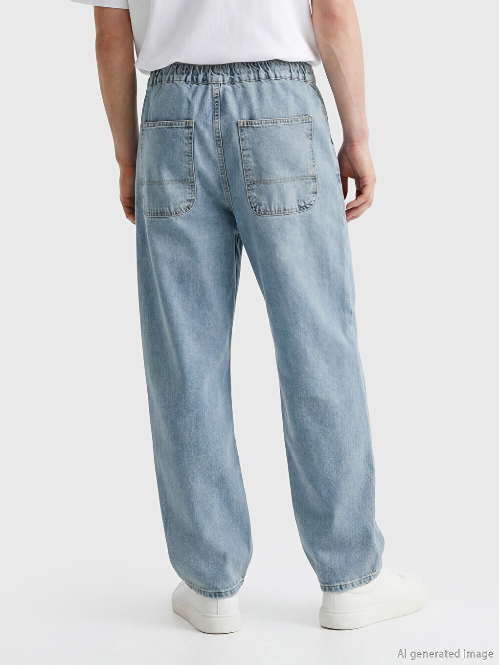 İndigo Balloon Fit Erkek Jean Pantolon-2