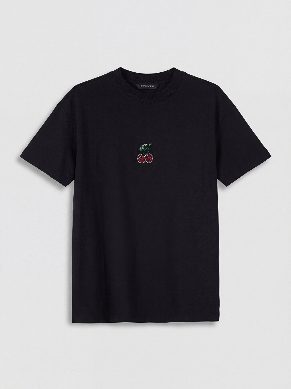 Embroidered 100% Cotton Women's T-shirt-4