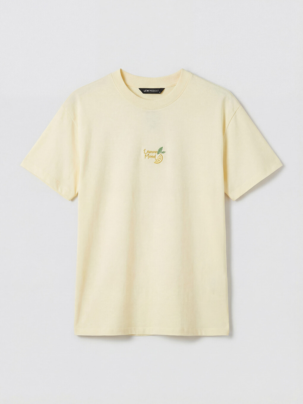 Embroidered 100% Cotton Women's T-shirt-4