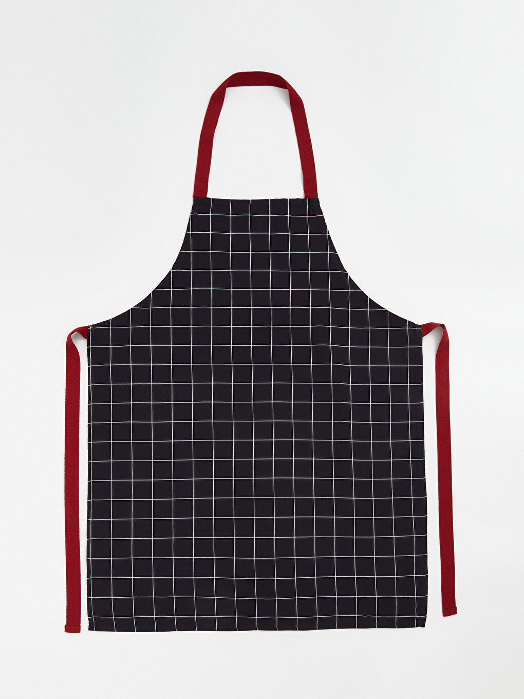 Karışık Ekose Desenli Kadın Mutfak Önlüğü